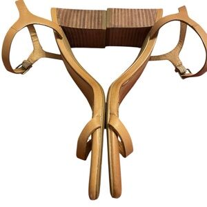 Madewell leather Tan Block Heel Sandals